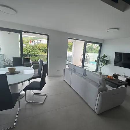 Appartamento Luxurious Sea-view 3br With Private Pool-villa Quadris-crikvenica