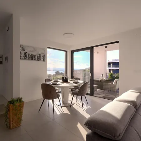 Luxurious Sea-view 3br With Private Pool-villa Quadris-crikvenica Crikvenica
